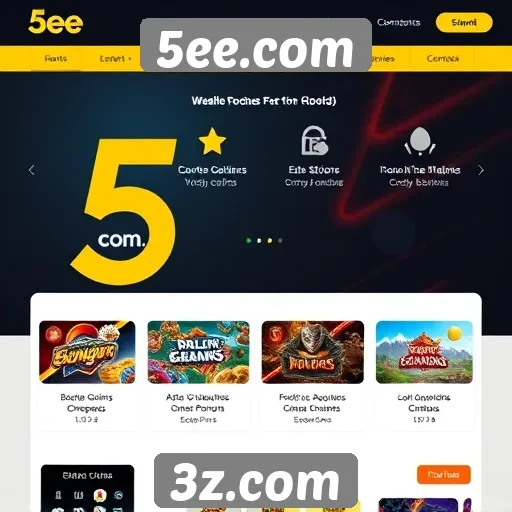 Explorando as funcionalidades do site 5ee.com